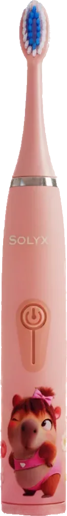 Звуковая зубная щётка Solyx Kids с принтом «Капибара»
